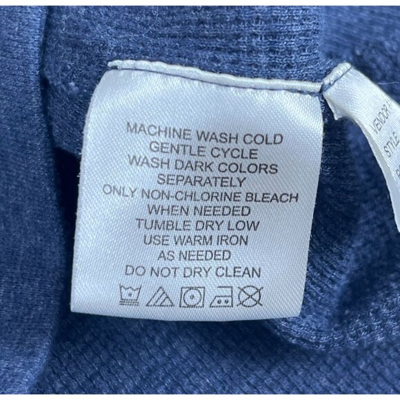 Rustic Ridge Pocket T-Shirt Men's Size XL Navy Round Neck Raglan Sleeve Pullover - Picture 3 of 4